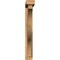 Ekena Millwork Funston Block Rough Sawn Bracket w/ Offset Brace, Western Red Cedar, 4"W x 26"D x 30"H BKT0402X26X30FST05RWR - alternate 4